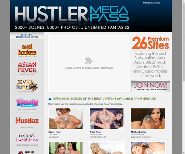 hustler mega pass