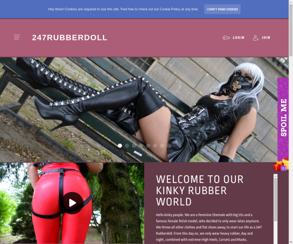 247 rubber doll