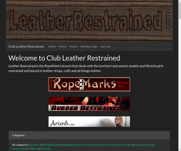 club leather restrained