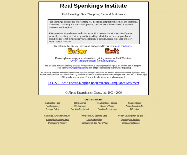 real spankings institute