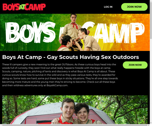 boys at camp