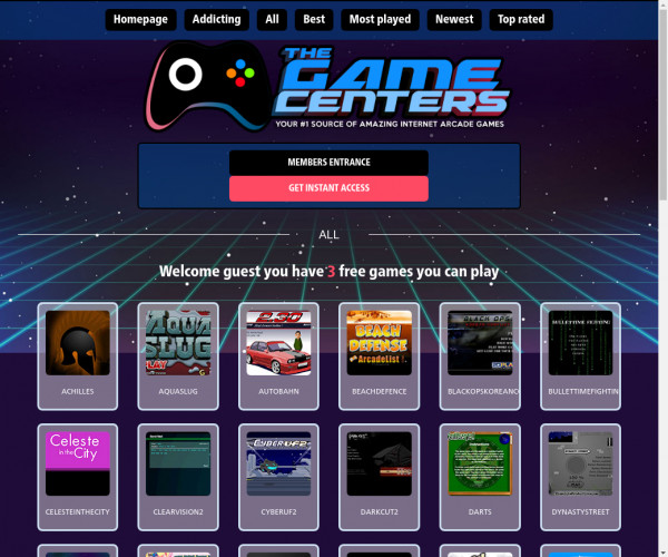 the game centers