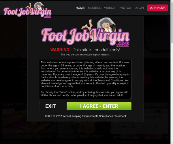 foot job virgin