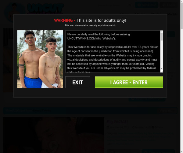 uncut twinks