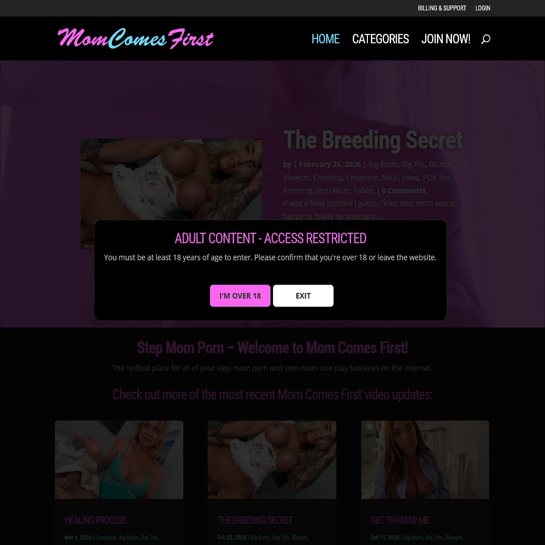 mom comes first password